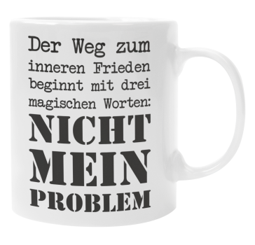 Tasse "Der Weg zu inneren Frieden..."
