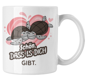 Preview: Weiße Tasse "Pärchen" in 3 Varianten