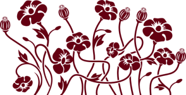 Preview: Wandtattoo Mohnfeld