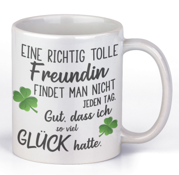 Tasse "Eine richtig tolle/n Schwiegermutter / Schwiegervater, Chefin / Chef findet man nicht jeden Tag..."