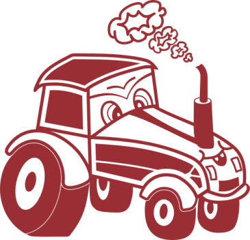 Preview: Wandtattoo Traktor