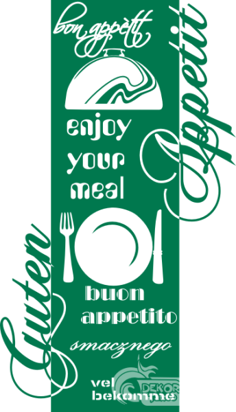 Wandbanner Guten Appetit