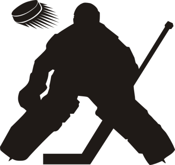 Wandtattoo Eishokey Torwart