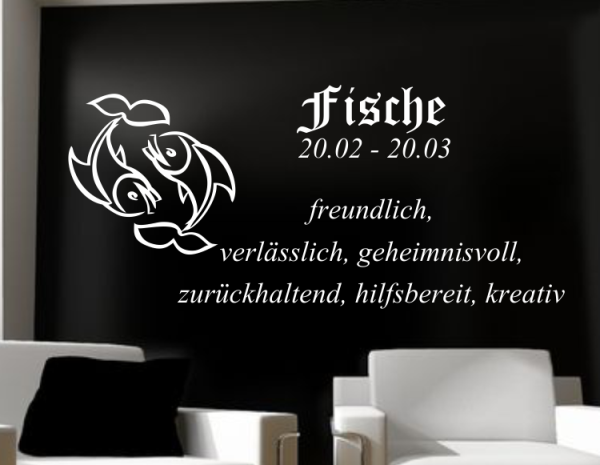 Wandtattoo "Sternzeichen"