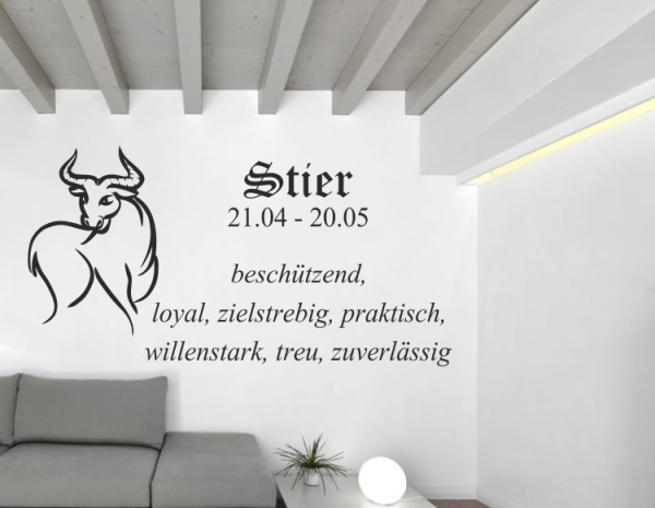Wandtattoo "Sternzeichen"