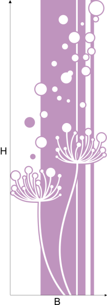 Wandbanner Pusteblume