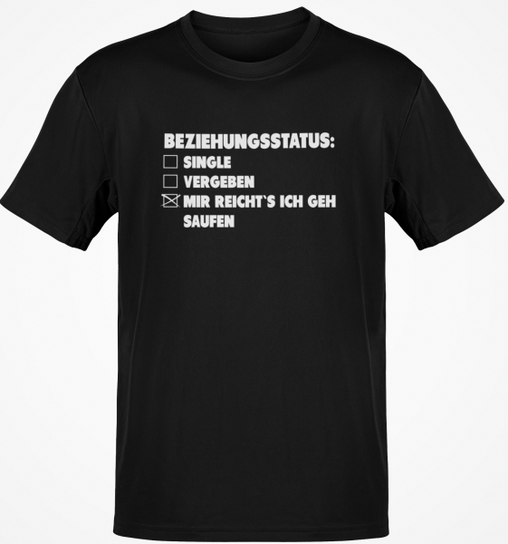 Funshirt ,Tanktop oder Shirt - Beziehungsstatus...