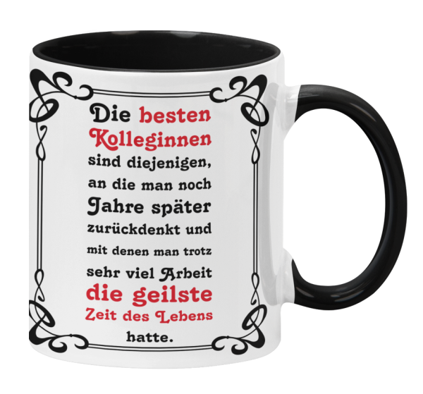 Kissen oder Tasse "Die besten Kollegen, sind diejenigen..."