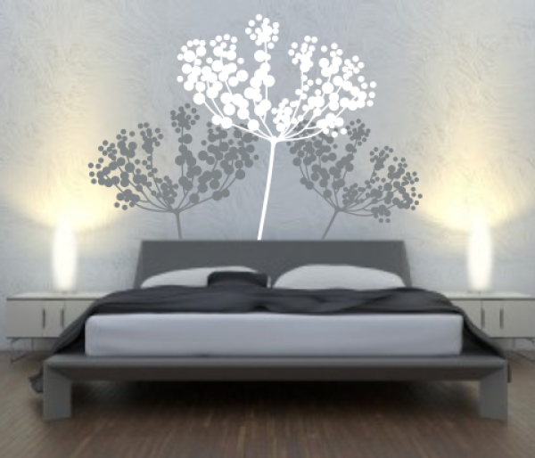 2 Farben Wandtattoo Dill