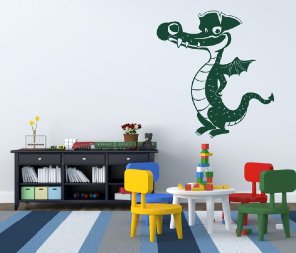 Drache, Pirat, Piraten, Käptain