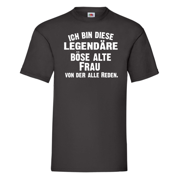 Funshirt ,Tanktop oder Shirt - Ich bin dieser/diese legendäre alte Mann / Frau, von dem/der alle reden.
