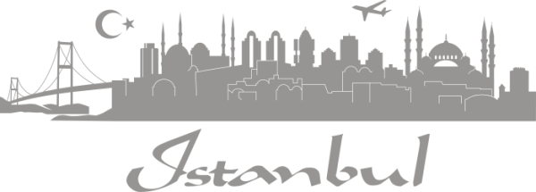 Wandtattoo Istanbul Skyline
