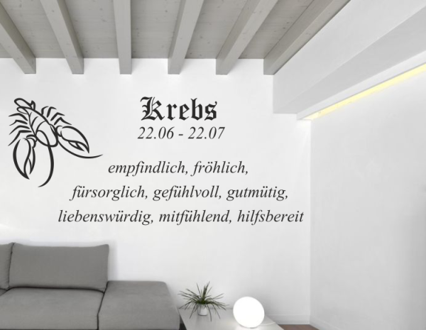 Wandtattoo "Sternzeichen"
