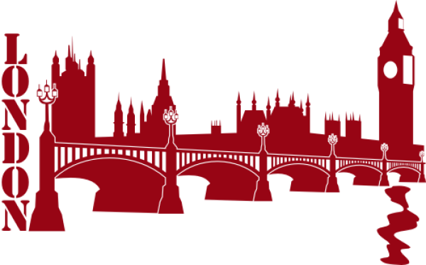 Wandtattoo London Westminster Palace Skyline