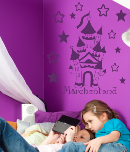 Wandtattoo Märchenschloss