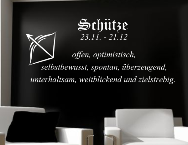 Wandtattoo "Sternzeichen"