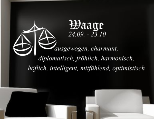 Wandtattoo "Sternzeichen"