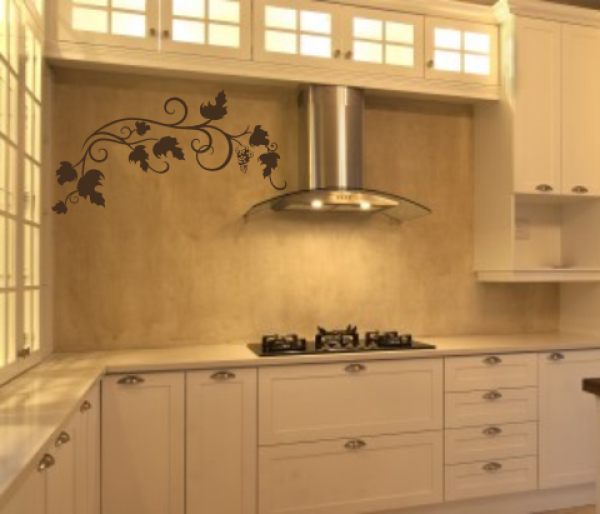 Wandtattoo Weinstock